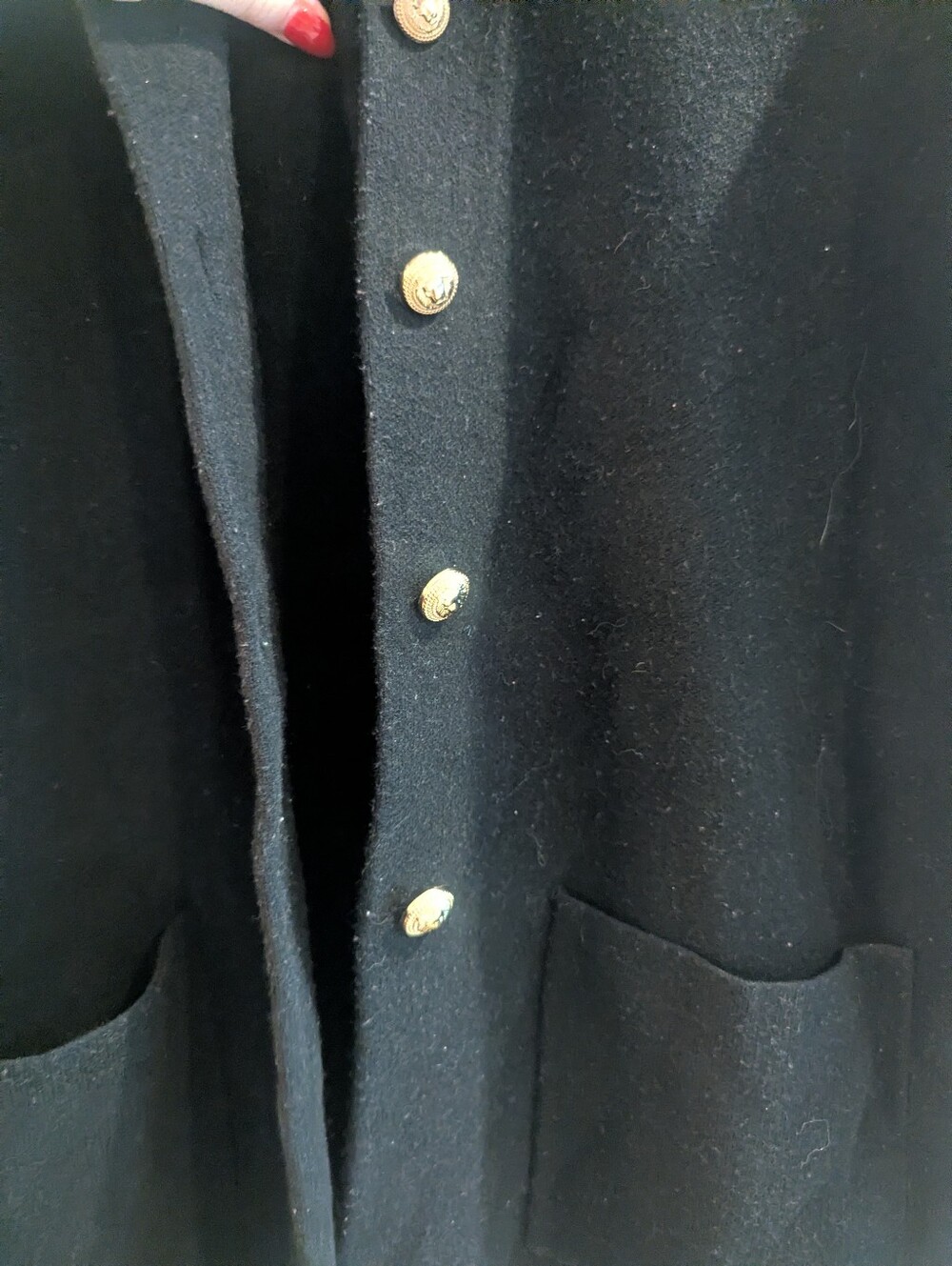 Halston Long Knit Cardigan Sweater - Picture 3 of 7